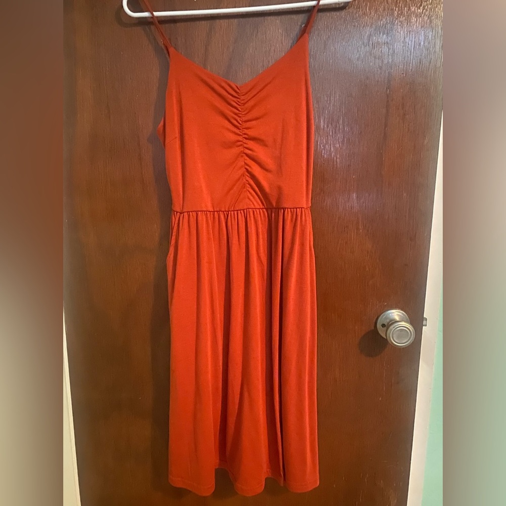 Burnt orange/brown summer dress